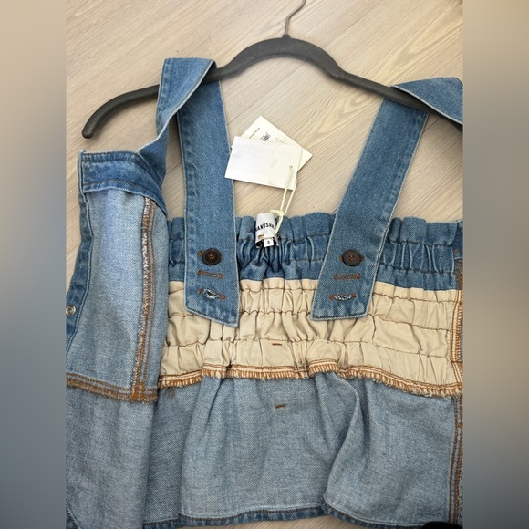 NANUSHKA Kaiko Top 90’s Blue Size S - Picture 8 of 14